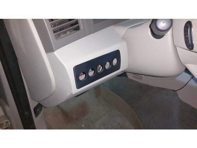 Five-Switch Dash Panel