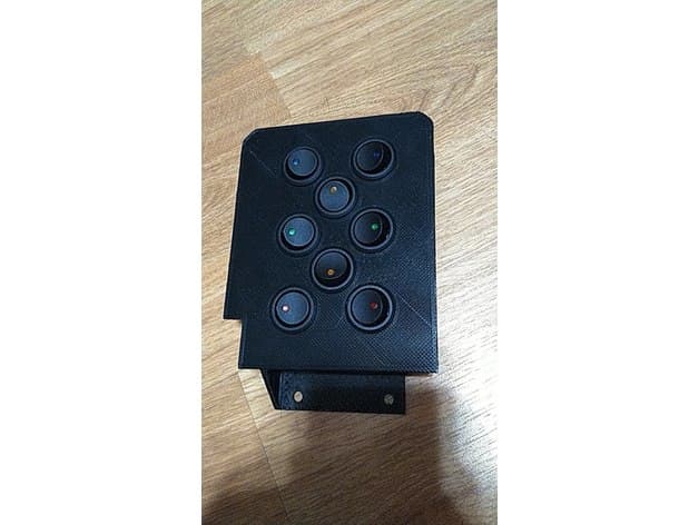 1989 Clock-Opening Switch Panel