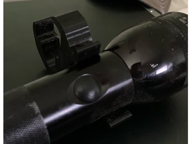 Seat-Track Flashlight Mount