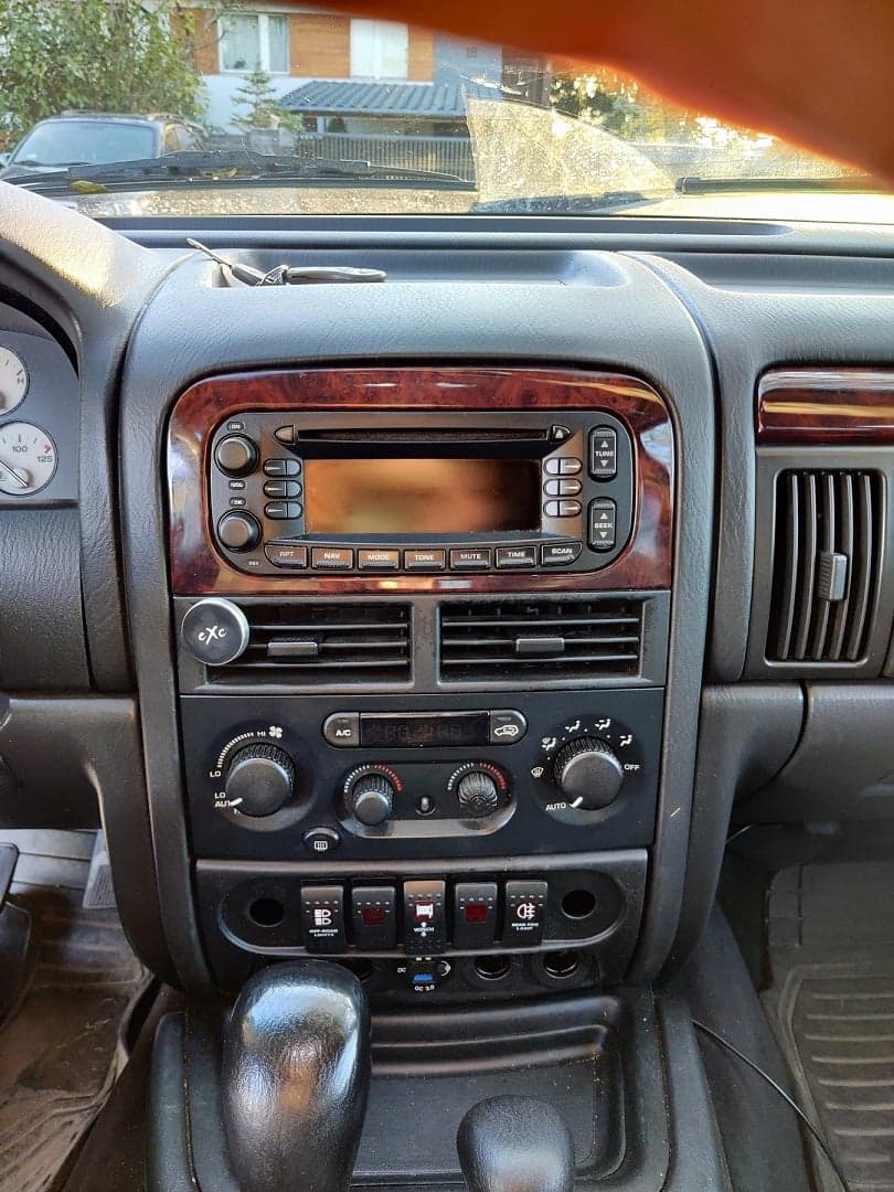 Center-Console Switch and Socket Panel