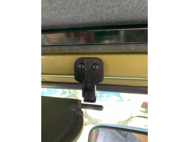 Latching Sun-Visor Clip