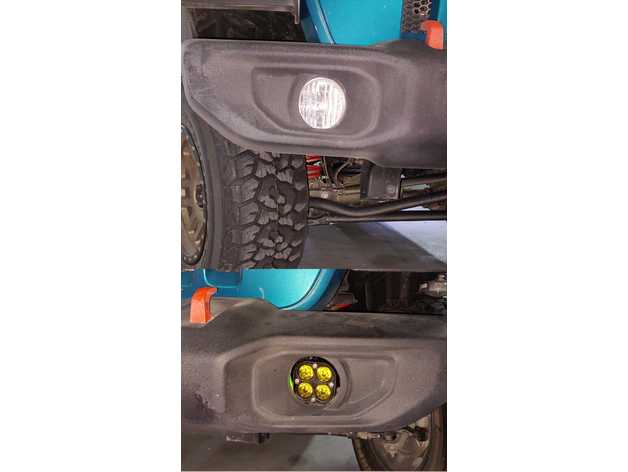 Three-Inch Pod Fog-Light Mount