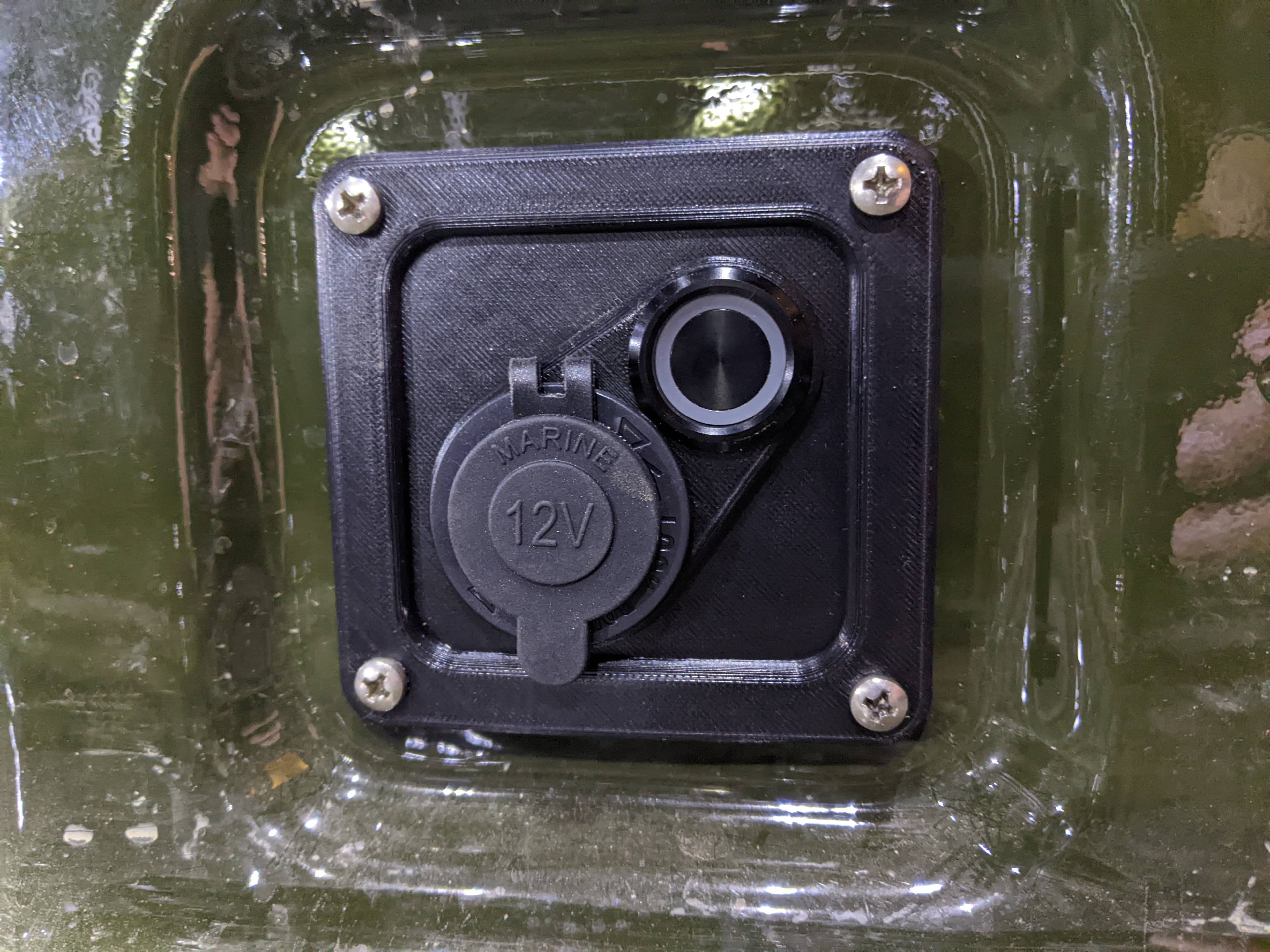 Bed Switch-and-Power-Socket Panel