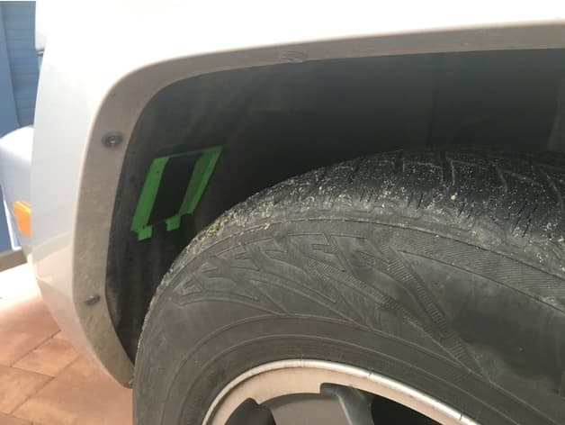Front Wheel-Well Access Flap
