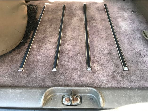Rear Cargo-Floor Strip Inserts
