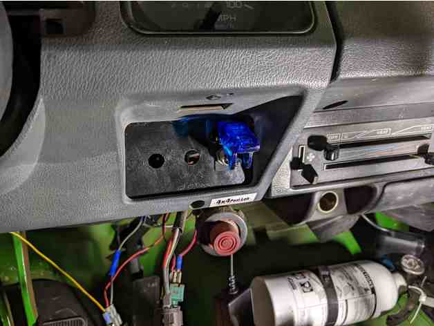 Three-Switch Dashboard Panel