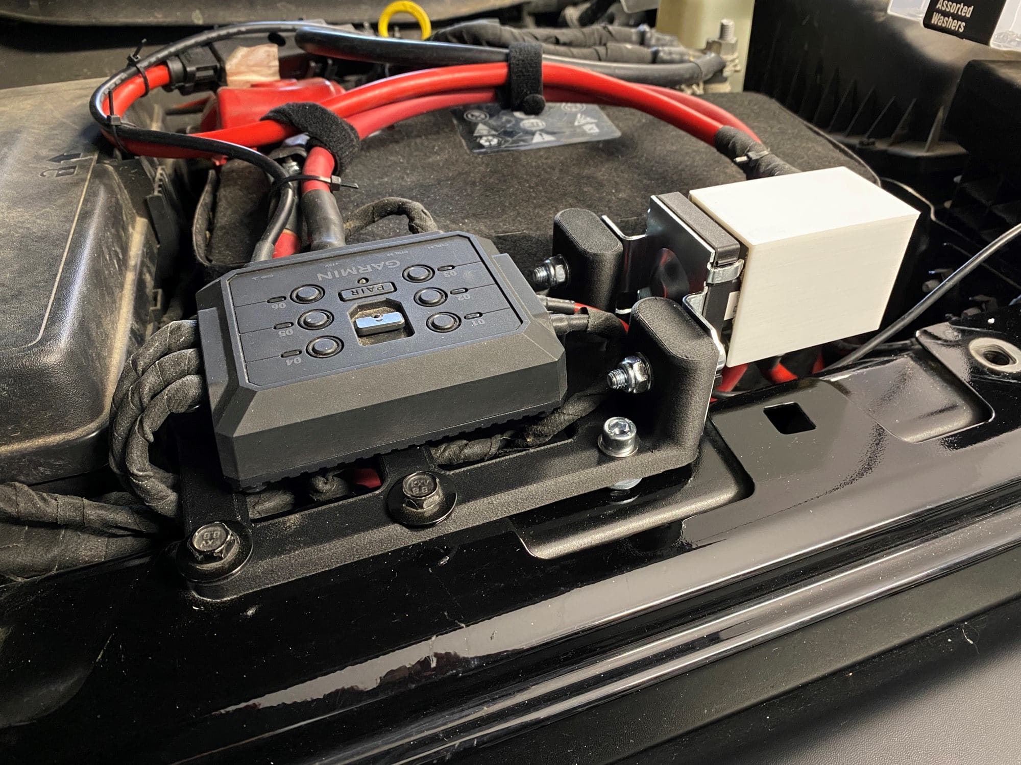 Engine-Bay Garmin PowerSwitch Bracket