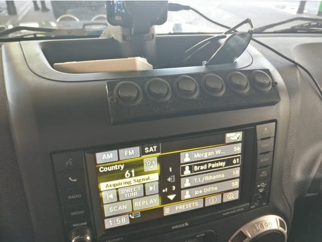 2011–2018 Curved-Dash Switch Panel