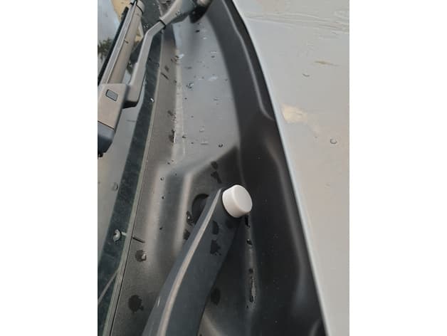 Windshield-Wiper Nut Cover