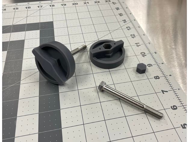 Freedom-Panel Finger-Tight Bolt Knob
